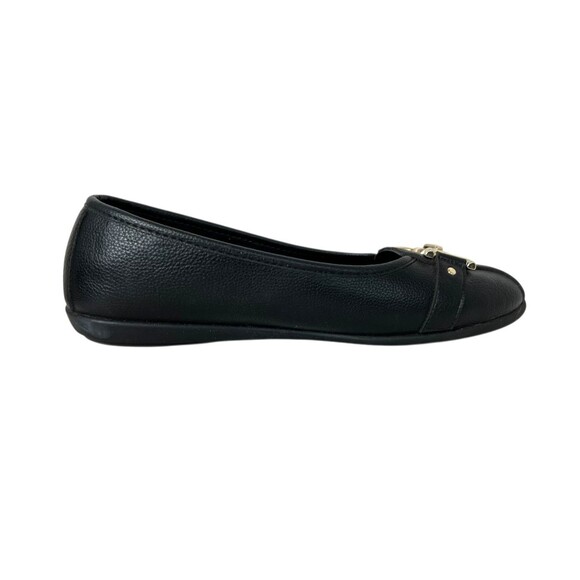 Aerosoles Women's Black Horse Bit Buckle Ballet Shoes Flats Size 8.5 W Slip-on - Picture 6 of 10
